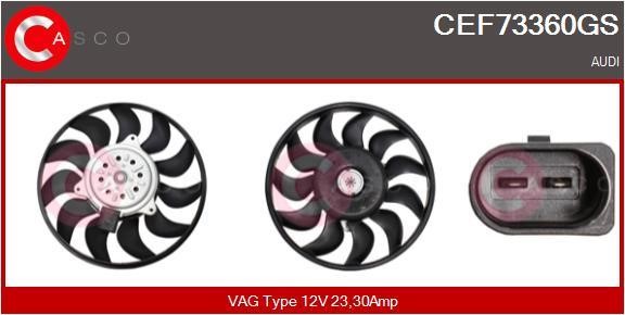 Casco CEF73360GS Вентилятор радіатора охолодження CEF73360GS: Купити в Україні - Добра ціна на EXIST.UA!