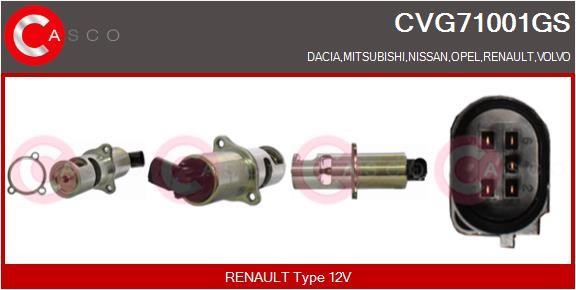 Casco CVG71001GS Клапан рециркуляції відпрацьованих газів EGR CVG71001GS: Купити в Україні - Добра ціна на EXIST.UA!