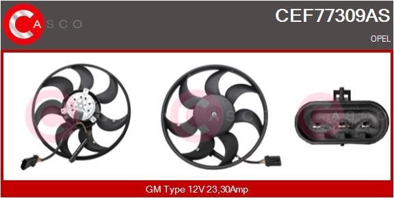 Casco CEF77309AS Вентилятор радіатора охолодження CEF77309AS: Купити в Україні - Добра ціна на EXIST.UA!