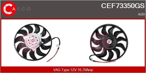 Casco CEF73350GS Вентилятор радіатора охолодження CEF73350GS: Купити в Україні - Добра ціна на EXIST.UA!