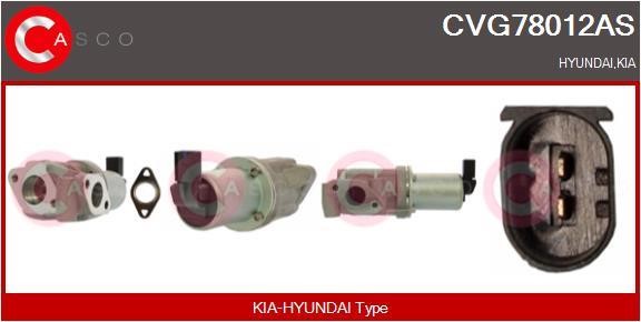Casco CVG78012AS Клапан рециркуляції відпрацьованих газів EGR CVG78012AS: Купити в Україні - Добра ціна на EXIST.UA!