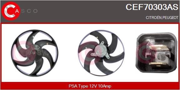 Casco CEF70303AS Вентилятор радіатора охолодження CEF70303AS: Купити в Україні - Добра ціна на EXIST.UA!