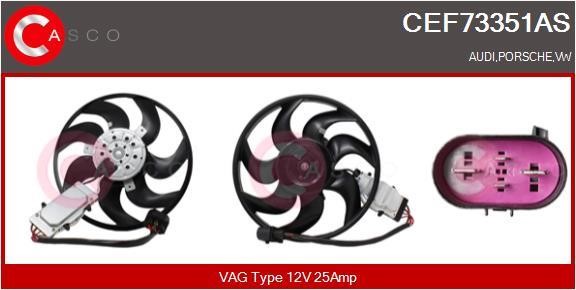 Casco CEF73351AS Вентилятор радіатора охолодження CEF73351AS: Приваблива ціна - Купити в Україні на EXIST.UA!