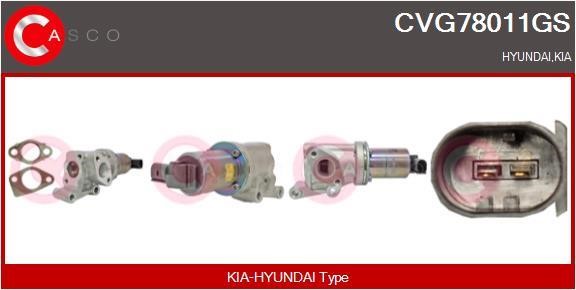 Casco CVG78011GS Клапан рециркуляції відпрацьованих газів EGR CVG78011GS: Приваблива ціна - Купити в Україні на EXIST.UA!