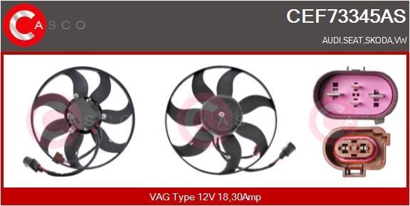 Casco CEF73345AS Вентилятор радіатора охолодження CEF73345AS: Купити в Україні - Добра ціна на EXIST.UA!