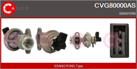 Casco CVG80000AS Клапан рециркуляції відпрацьованих газів EGR CVG80000AS: Купити в Україні - Добра ціна на EXIST.UA!