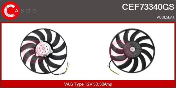 Casco CEF73340GS Вентилятор радіатора охолодження CEF73340GS: Купити в Україні - Добра ціна на EXIST.UA!