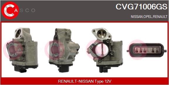 Casco CVG71006GS Клапан рециркуляції відпрацьованих газів EGR CVG71006GS: Купити в Україні - Добра ціна на EXIST.UA!