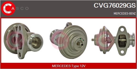 Casco CVG76029GS Клапан рециркуляції відпрацьованих газів EGR CVG76029GS: Купити в Україні - Добра ціна на EXIST.UA!