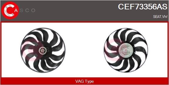 Casco CEF73356AS Вентилятор радіатора охолодження CEF73356AS: Купити в Україні - Добра ціна на EXIST.UA!