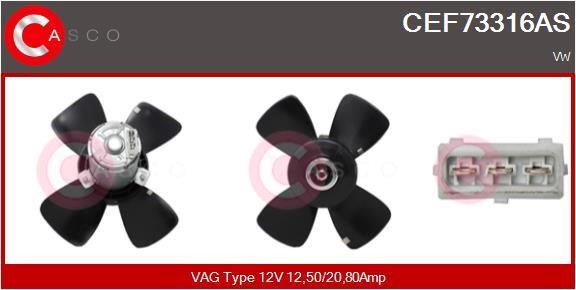 Casco CEF73316AS Вентилятор радіатора охолодження CEF73316AS: Купити в Україні - Добра ціна на EXIST.UA!