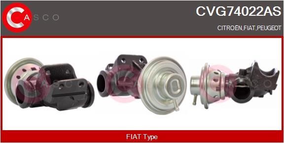 Casco CVG74022AS Клапан рециркуляції відпрацьованих газів EGR CVG74022AS: Купити в Україні - Добра ціна на EXIST.UA!