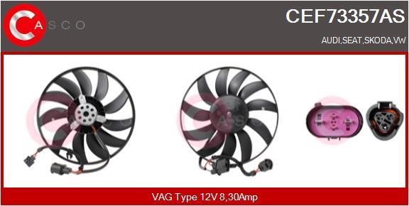 Casco CEF73357AS Вентилятор радіатора охолодження CEF73357AS: Купити в Україні - Добра ціна на EXIST.UA!