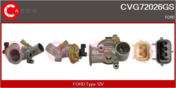 Casco CVG72026GS Клапан рециркуляції відпрацьованих газів EGR CVG72026GS: Купити в Україні - Добра ціна на EXIST.UA!