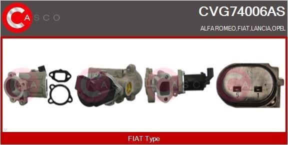 Casco CVG74006AS Клапан рециркуляції відпрацьованих газів EGR CVG74006AS: Купити в Україні - Добра ціна на EXIST.UA!