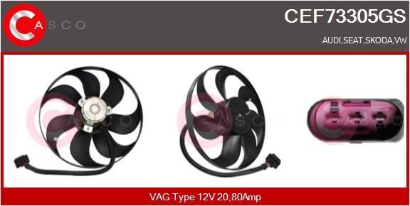 Casco CEF73305GS Вентилятор радіатора охолодження CEF73305GS: Купити в Україні - Добра ціна на EXIST.UA!