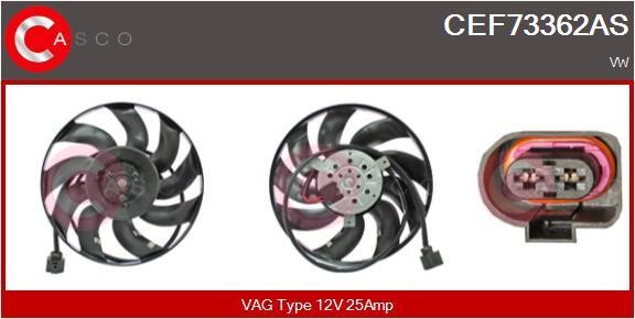 Casco CEF73362AS Вентилятор радіатора охолодження CEF73362AS: Купити в Україні - Добра ціна на EXIST.UA!
