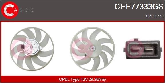 Casco CEF77333GS Вентилятор радіатора охолодження CEF77333GS: Купити в Україні - Добра ціна на EXIST.UA!