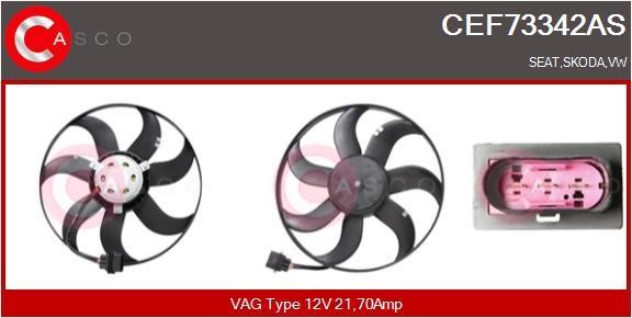 Casco CEF73342AS Вентилятор радіатора охолодження CEF73342AS: Купити в Україні - Добра ціна на EXIST.UA!