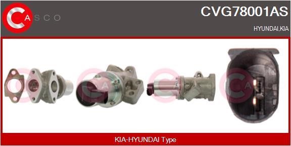 Casco CVG78001AS Клапан рециркуляції відпрацьованих газів EGR CVG78001AS: Купити в Україні - Добра ціна на EXIST.UA!