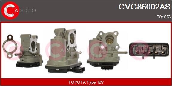 Casco CVG86002AS Клапан рециркуляції відпрацьованих газів EGR CVG86002AS: Купити в Україні - Добра ціна на EXIST.UA!
