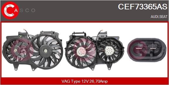 Casco CEF73365AS Вентилятор радіатора охолодження CEF73365AS: Купити в Україні - Добра ціна на EXIST.UA!