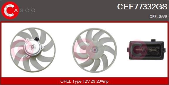 Casco CEF77332GS Вентилятор радіатора охолодження CEF77332GS: Купити в Україні - Добра ціна на EXIST.UA!