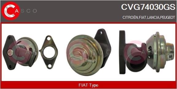 Casco CVG74030GS Клапан рециркуляції відпрацьованих газів EGR CVG74030GS: Приваблива ціна - Купити в Україні на EXIST.UA!