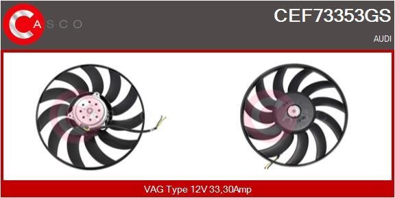 Casco CEF73353GS Вентилятор радіатора охолодження CEF73353GS: Купити в Україні - Добра ціна на EXIST.UA!