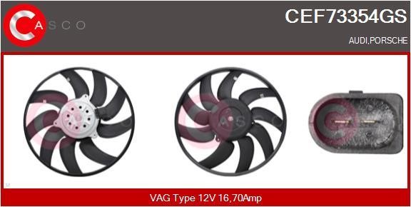 Casco CEF73354GS Вентилятор радіатора охолодження CEF73354GS: Купити в Україні - Добра ціна на EXIST.UA!