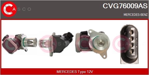 Casco CVG76009AS Клапан рециркуляції відпрацьованих газів EGR CVG76009AS: Купити в Україні - Добра ціна на EXIST.UA!