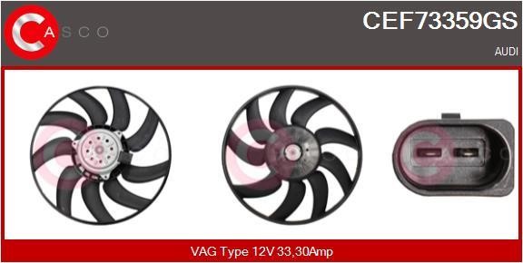 Casco CEF73359GS Вентилятор радіатора охолодження CEF73359GS: Купити в Україні - Добра ціна на EXIST.UA!