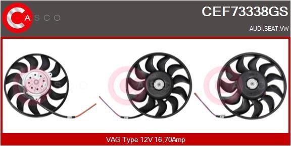 Casco CEF73338GS Вентилятор радіатора охолодження CEF73338GS: Купити в Україні - Добра ціна на EXIST.UA!