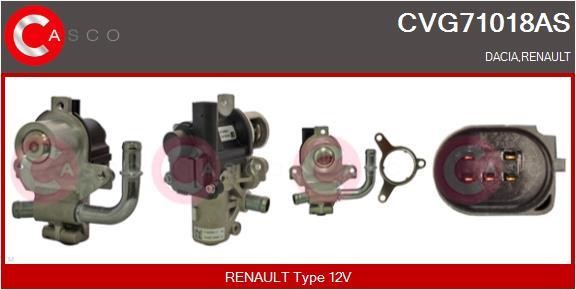 Casco CVG71018AS Клапан рециркуляції відпрацьованих газів EGR CVG71018AS: Купити в Україні - Добра ціна на EXIST.UA!