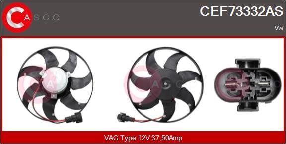 Casco CEF73332AS Вентилятор радіатора охолодження CEF73332AS: Купити в Україні - Добра ціна на EXIST.UA!