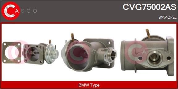 Casco CVG75002AS Клапан рециркуляції відпрацьованих газів EGR CVG75002AS: Купити в Україні - Добра ціна на EXIST.UA!