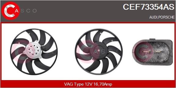 Casco CEF73354AS Вентилятор радіатора охолодження CEF73354AS: Купити в Україні - Добра ціна на EXIST.UA!