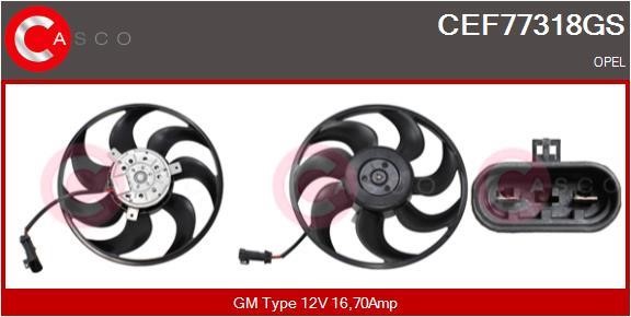 Casco CEF77318GS Вентилятор радіатора охолодження CEF77318GS: Купити в Україні - Добра ціна на EXIST.UA!