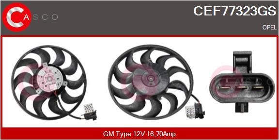 Casco CEF77323GS Вентилятор радіатора охолодження CEF77323GS: Купити в Україні - Добра ціна на EXIST.UA!