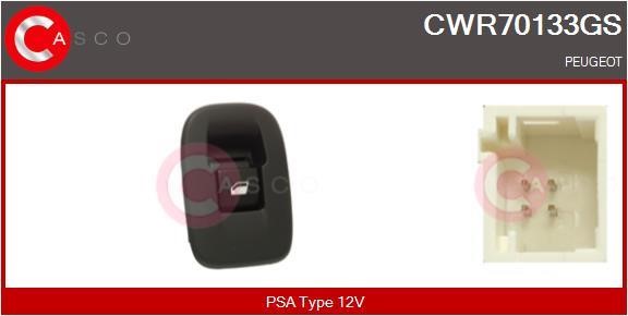 Casco CWR70133GS Кнопка склопідіймача CWR70133GS: Купити в Україні - Добра ціна на EXIST.UA!