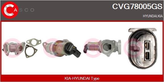 Casco CVG78005GS Клапан рециркуляції відпрацьованих газів EGR CVG78005GS: Купити в Україні - Добра ціна на EXIST.UA!