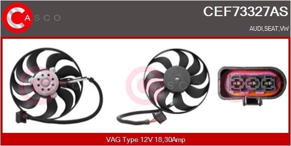 Casco CEF73327AS Вентилятор радіатора охолодження CEF73327AS: Купити в Україні - Добра ціна на EXIST.UA!