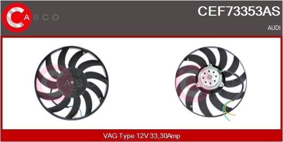Casco CEF73353AS Вентилятор радіатора охолодження CEF73353AS: Купити в Україні - Добра ціна на EXIST.UA!