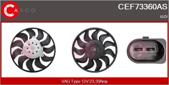 Casco CEF73360AS Вентилятор радіатора охолодження CEF73360AS: Купити в Україні - Добра ціна на EXIST.UA!