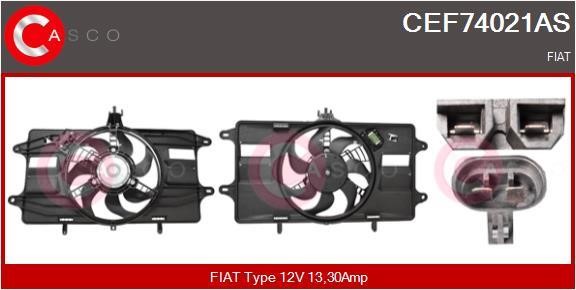 Casco CEF74021AS Електродвигун, вентилятор радіатора CEF74021AS: Купити в Україні - Добра ціна на EXIST.UA!
