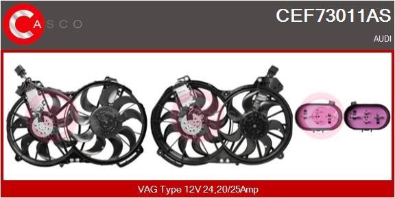 Casco CEF73011AS Електродвигун, вентилятор радіатора CEF73011AS: Купити в Україні - Добра ціна на EXIST.UA!
