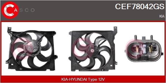 Casco CEF78042GS Електродвигун, вентилятор радіатора CEF78042GS: Купити в Україні - Добра ціна на EXIST.UA!