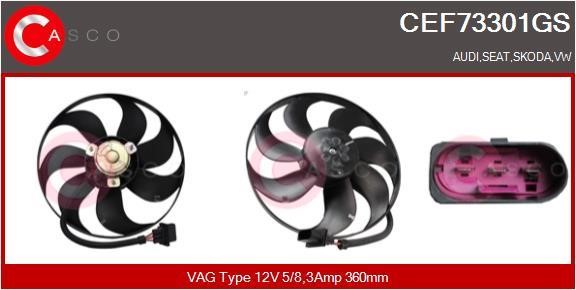 Casco CEF73301GS Вентилятор радіатора охолодження CEF73301GS: Купити в Україні - Добра ціна на EXIST.UA!