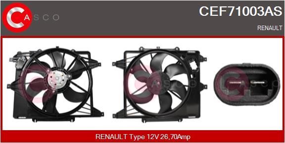Casco CEF71003AS Електродвигун, вентилятор радіатора CEF71003AS: Купити в Україні - Добра ціна на EXIST.UA!