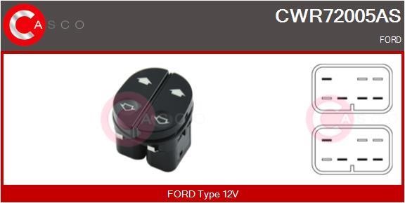Casco CWR72005AS Блок кнопок склопідйомників CWR72005AS: Купити в Україні - Добра ціна на EXIST.UA!